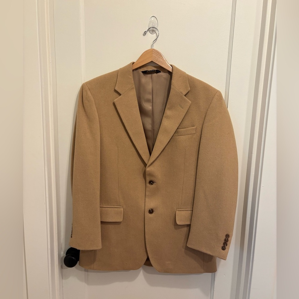 Jos A Bank Tan Men's Blazer Camel Hair 40R